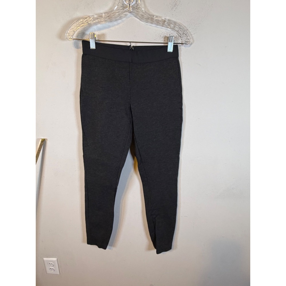 J.Crew Womens Skinny Pants Exposed Back Zipper Charcoal Gray 4S